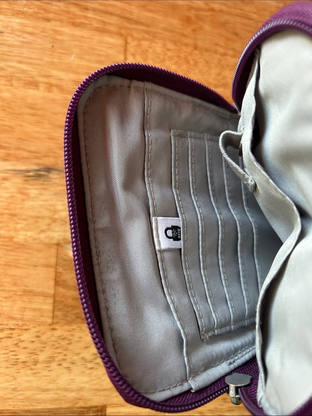 Baggallini Plum Vertical Crossbody Bag - Picture 3 of 3